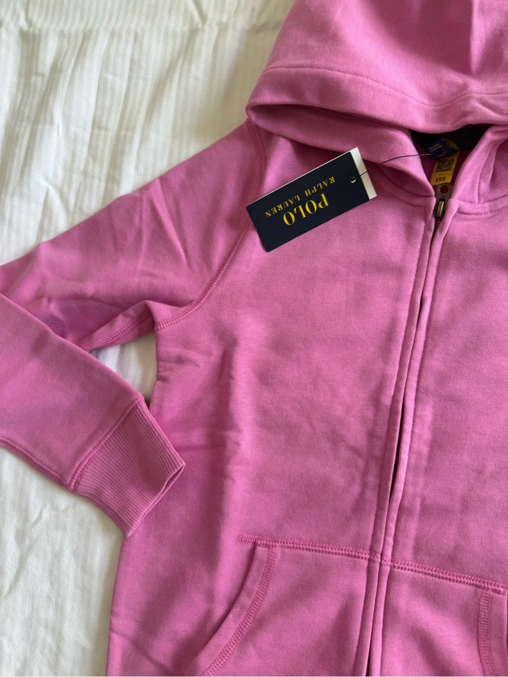 New girls Polo Ralph Lauren Sz L 12-14 Hooded Zip Jacket & Pants Set sweatsuit